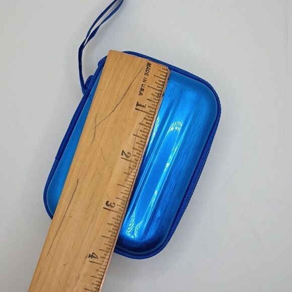 ROYAL blue RFID protection zipper wallet - Picture 3 of 5